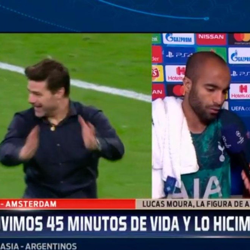 Lo contó el héroe Moura: qué le dijo Pochettino a sus jugadores para dar vuelta la serie