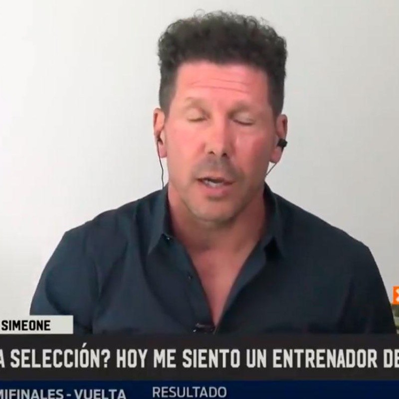 Simeone respondió sobre la Selección Argentina y emocionó a todos al hablar de su papá