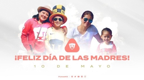 El emotivo mensaje de Pumas UNAM por el día de las madres