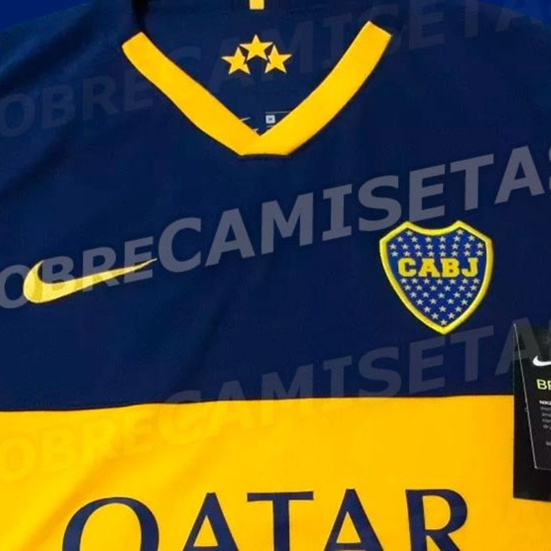 Con detalles: se filtró la primera foto de la nueva camiseta de Boca