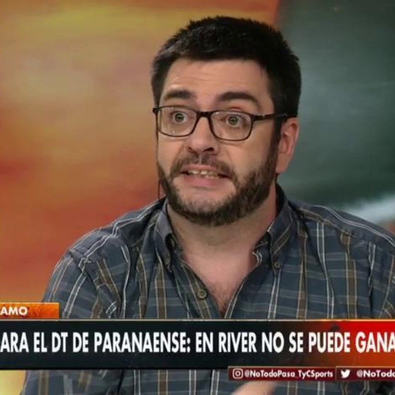 Beltramo, en modo Boca, le habló a Paranaense: "En River no se puede ganar ni con VAR"