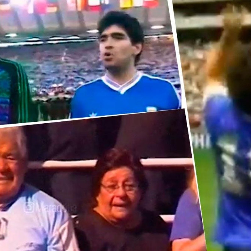 Prepará los pañuelos: el video de Maradona por el Día del Himno Nacional