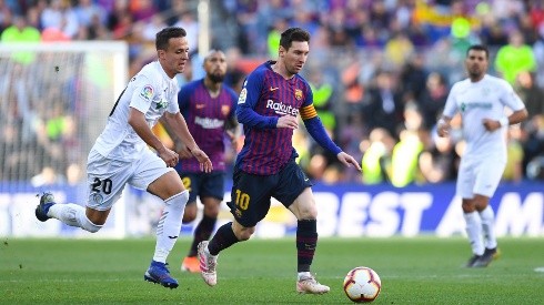 Messi fue clave para el 1-0 del Barcelona.