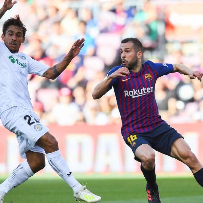 ¿Le tomó el pelo a los hinchas? El curioso posteo de Jordi Alba tras la victoria del Barcelona