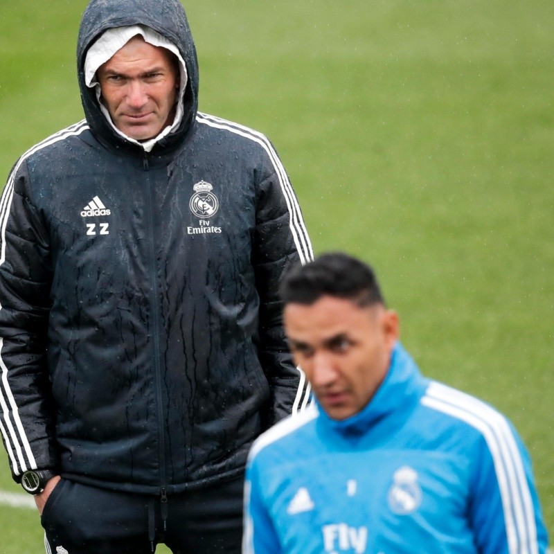 Revelaron cómo le explicó Zidane a Keylor Navas que ya no seguirá en Real Madrid