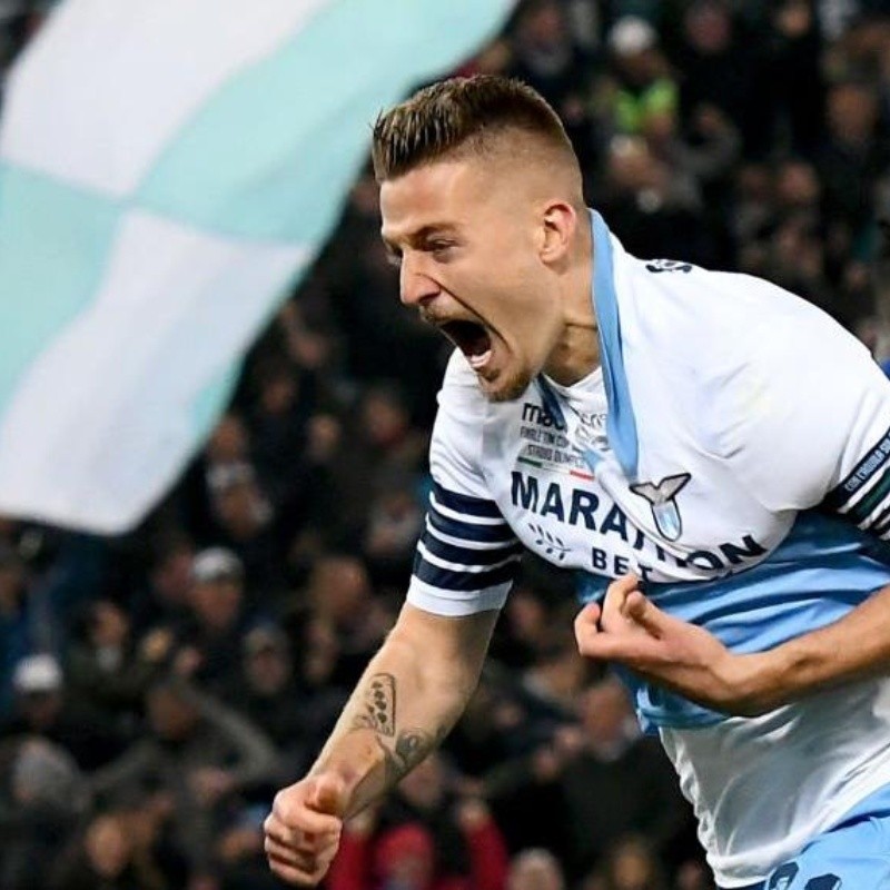 Lazio se impuso sobre el final y le ganó la Copa Italia al Atalanta