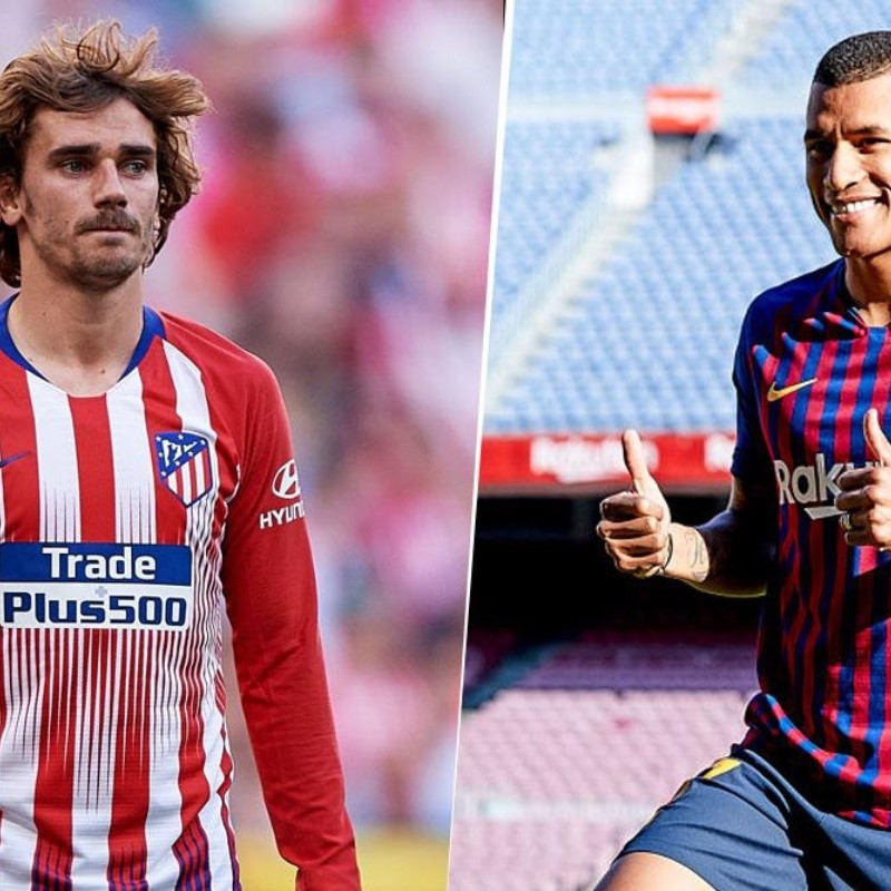 Molesto por el inminente fichaje de Griezmann con Barcelona, se la terminó agarrando con Murillo