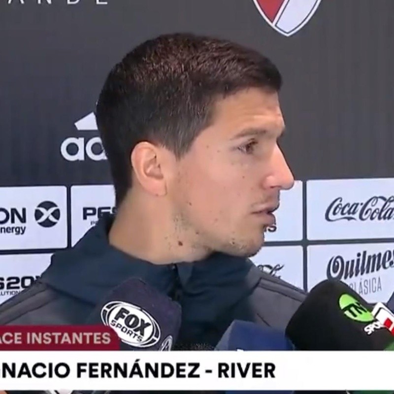 Nacho Fernández: "Me encantaría ser el socio de Messi"