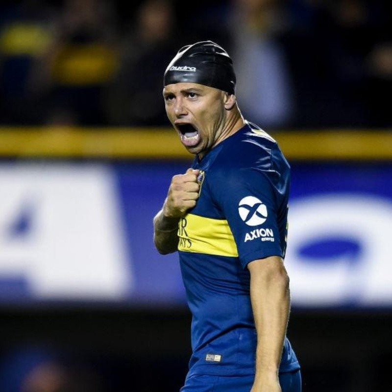 Mauro Zárate sigue re manija y subió a Instagram su foto festejando el triunfo de Boca