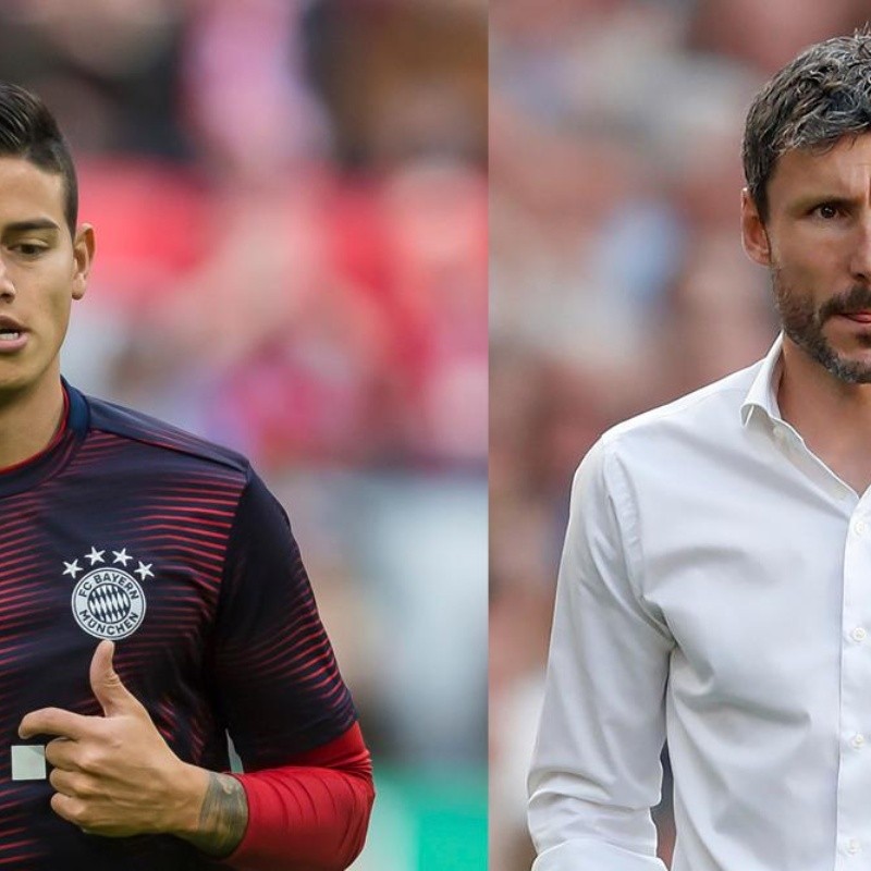 La historia que une a James y Mark Van Bommel, el posible nuevo DT del Bayern