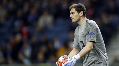 Iker Casillas en Porto.
