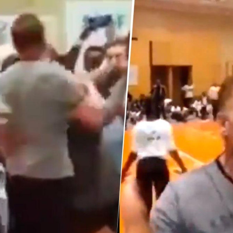 Viral: a Schwarzenegger le pegaron una patada voladora en un evento, pero ni lo movieron