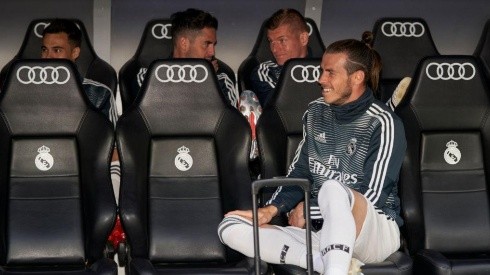 Insólito: la foto de Gareth Bale con la maleta de viaje lista en pleno Bernabéu