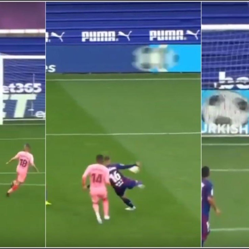 Cillessen salió a cabecear, De Blasis le pegó de cualquier lado y anotó el gol del fin de semana