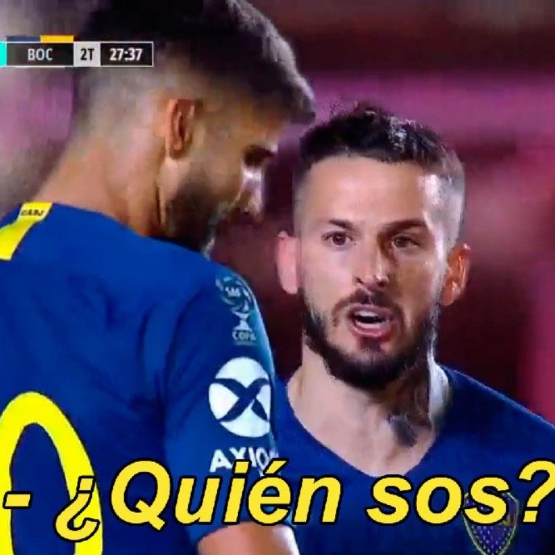 Benedetto le hizo 'un Benedetto' a un jugador de Argentinos: "¿Quién sos?"