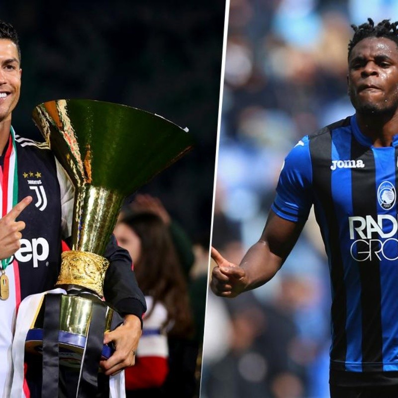 Duván Zapata y las cifras que lo hacen mejor jugador que Cristiano Ronaldo, en la Serie A