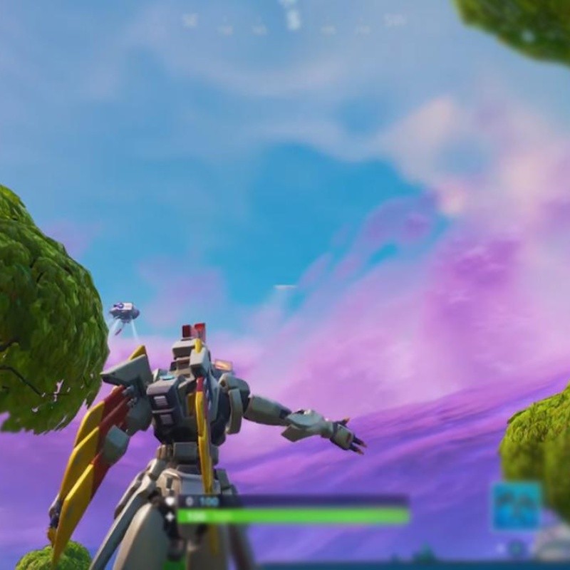 Como completar: Tira un disco volador y cógelo antes que caiga al suelo en Fortnite