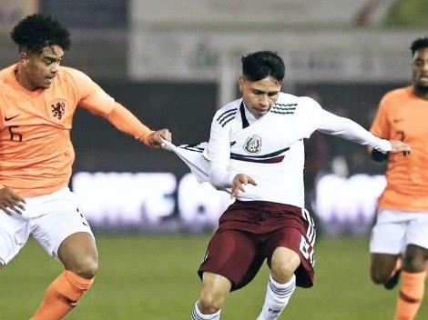 Domínguez fue titular en la derrota de México Sub 20 ante Italia