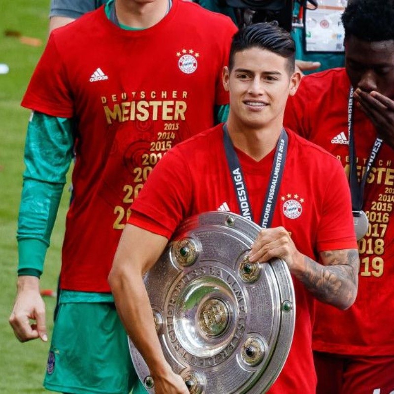 James Rodríguez está casi afuera del Bayern y tres grandes de la Premier League lo quieren