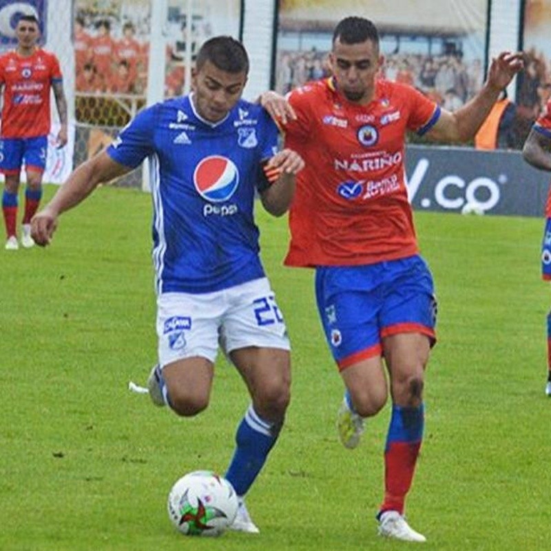 Las probables alineaciones de un duelo clave entre Millonarios y Deportivo Pasto