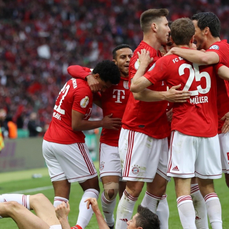 Con goles de Lewandowski y Coman, Bayern Munich se coronó campeón de la Copa de Alemania