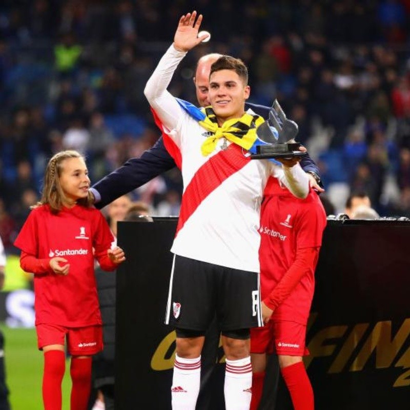 No podía faltar: Quintero también saludó a River por su cumpleaños