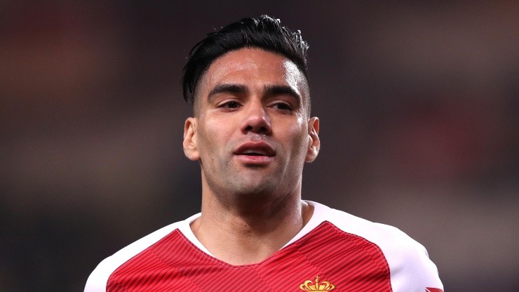 Radamel Falcao García en Mónaco.