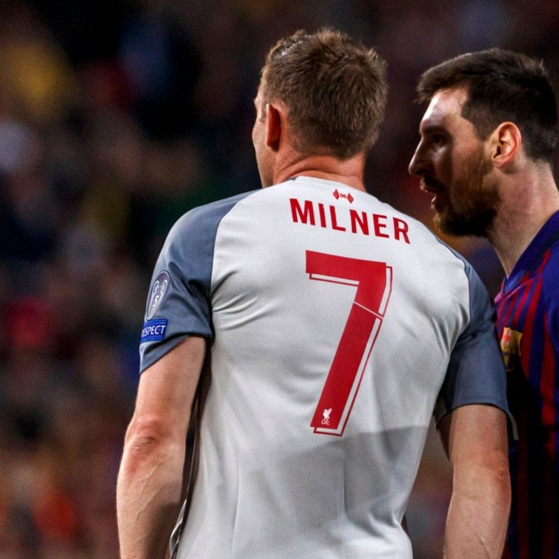 ¡Fue en español pero igual entendió! Milner reveló el insulto que le dijo Messi en el cruce entre Liverpool y Barcelona