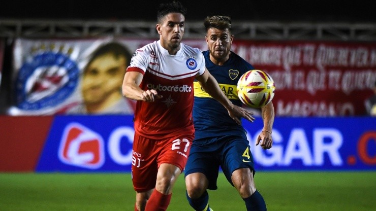 Boca vs Argentinos por la Copa de la Superliga.