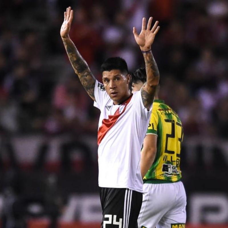 Enzo Pérez metió posteo antes de la Recopa con un mensaje para todos los hinchas de River