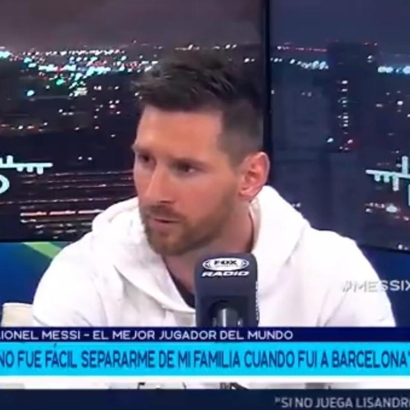 Messi contó que River sí quiso pagarle el tratamiento y reveló el verdadero motivo por el cual no pudo quedarse