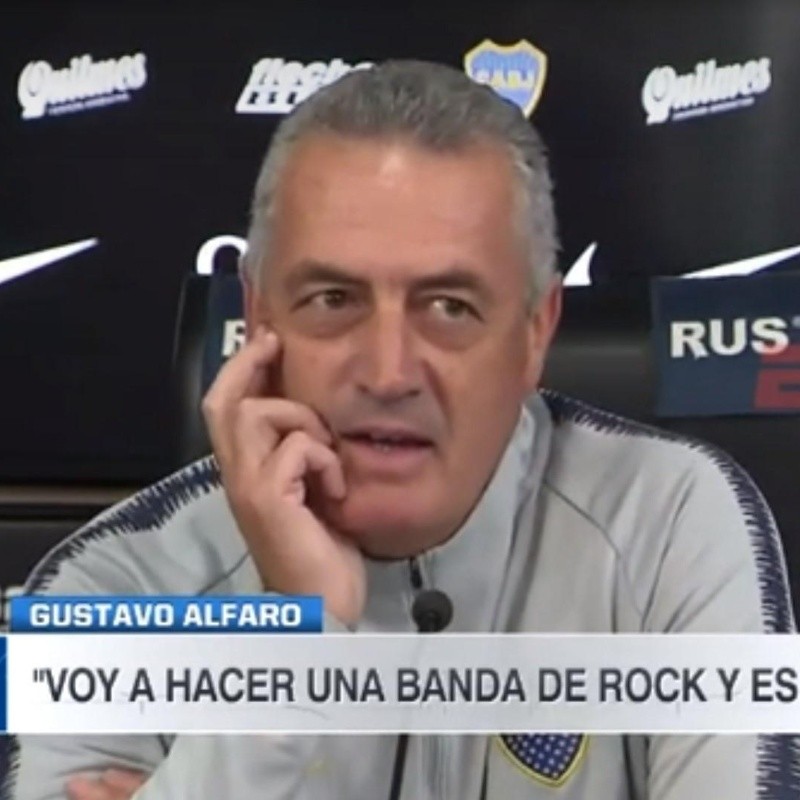 A Alfaro le preguntaron si Boca mira a River y él contestó con una historia sobre Metallica