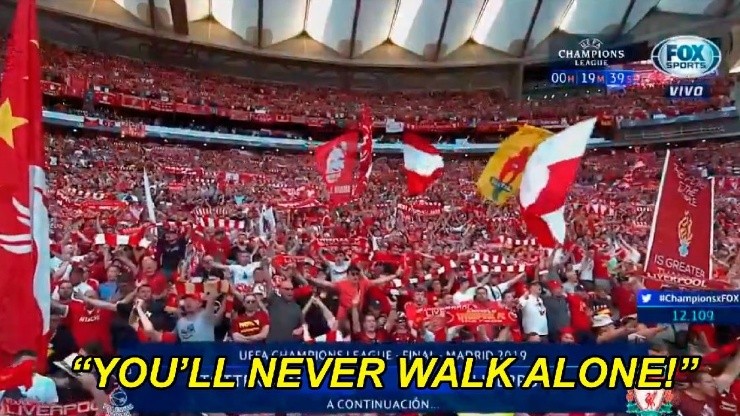 Un YNWA que eriza la piel.