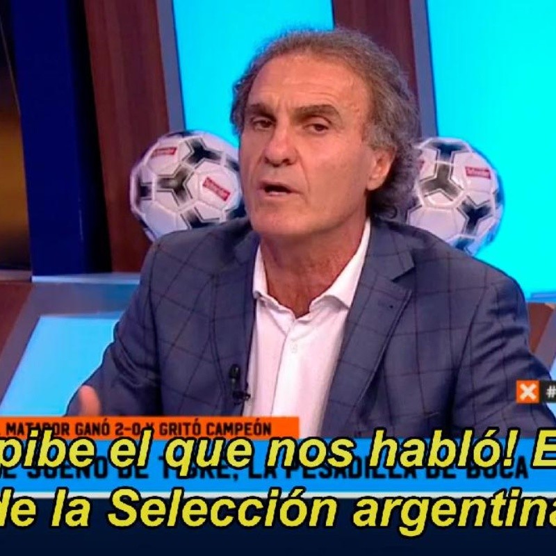 Ruggeri felicitó a Vignolo por la nota a Messi: "Dejaste que le hable a los argentinos"