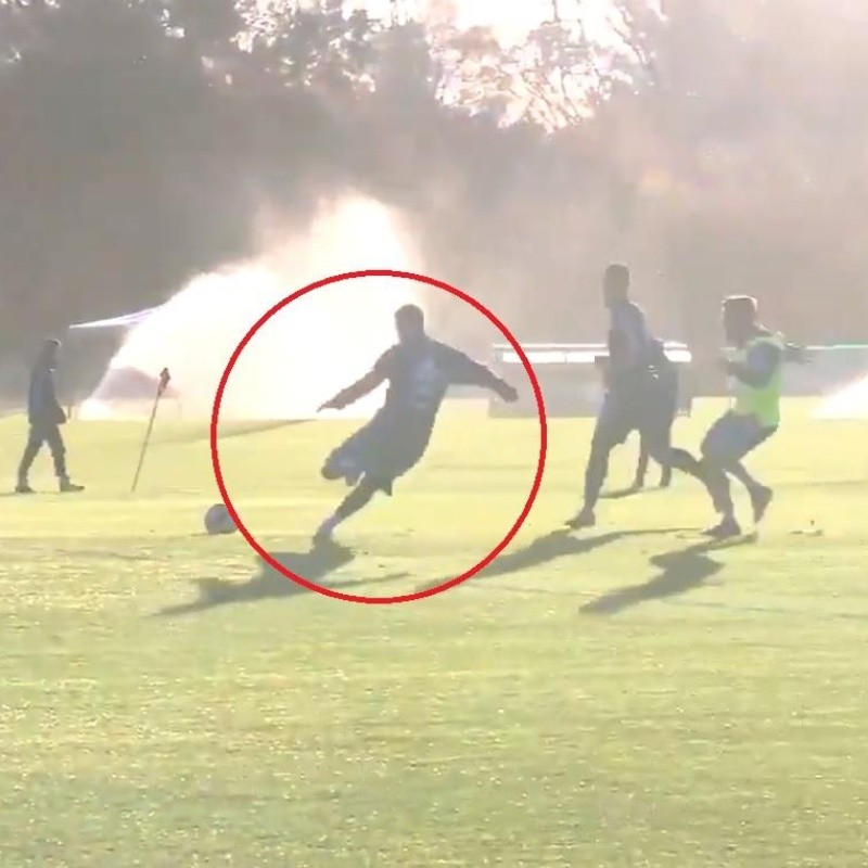 No para ni en los entrenamientos: golazo de Messi en la práctica de la Selección Argentina