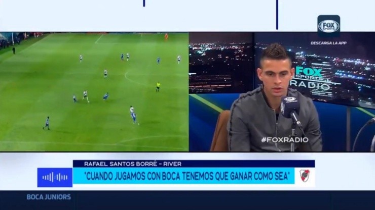 El delantero de River sorprendió con sus declaraciones.