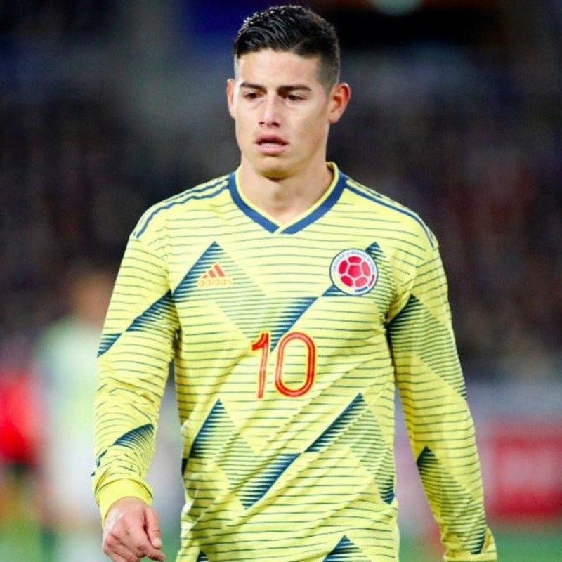 El mensaje de James Rodríguez para el partido ante la Selección de Perú