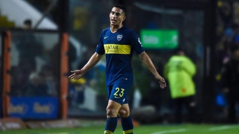 Iván Marcone en el partido de Boca Juniors.