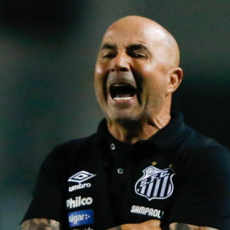 ¡Se volvió totalmente loco! Tras quedar eliminado de la Copa de Brasil, Sampaoli criticó a sus propios hinchas