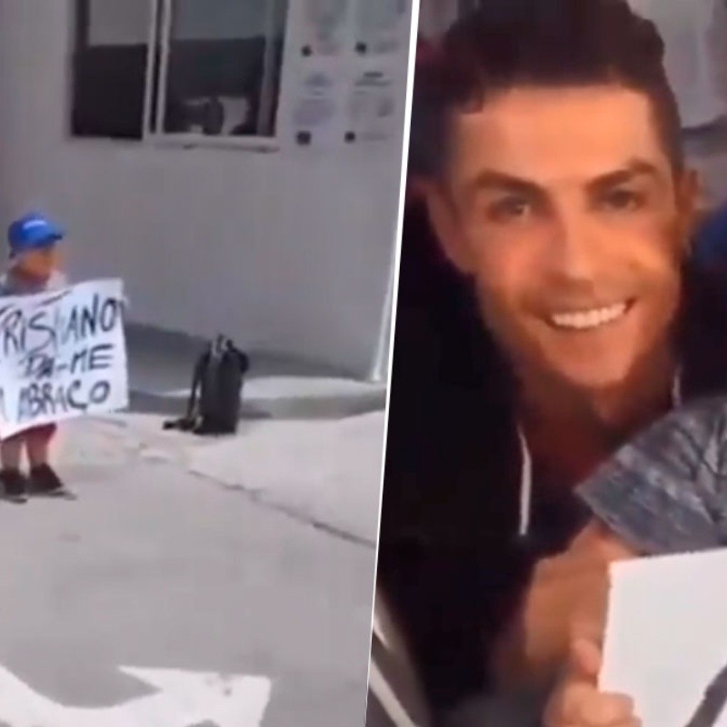 Entendió todo: Cristiano Ronaldo paró el micro de Portugal y le cumplió el sueño a un niño