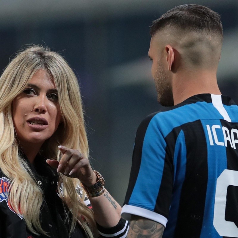 Wanda Nara le respondió en Instagram a un seguidor que le pidió que Icardi se quede en Inter