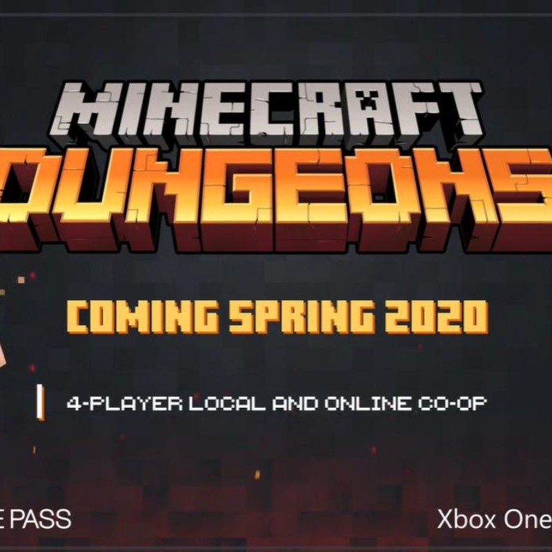 Minecraft Dungeos presentado por Microsoft