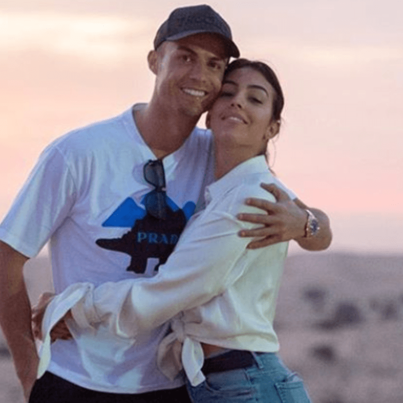 Cristiano Ronaldo Y Georgina Rodríguez: boca con boca y las manos en la Copa