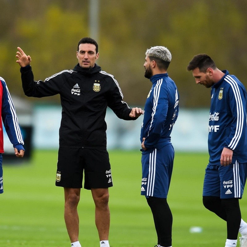 El once que paró Scaloni pensando en el debut de Argentina por la Copa América