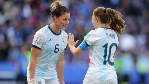 Inglaterra vs. Argentina por la Copa Mundia Femenina.