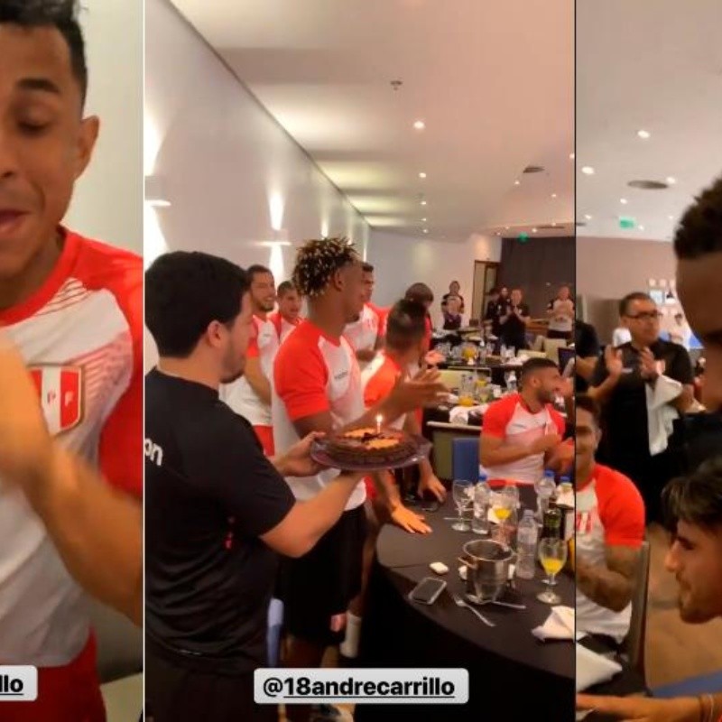 Por una historia de Instagram: Mira cómo celebró André Carrillo sus 28