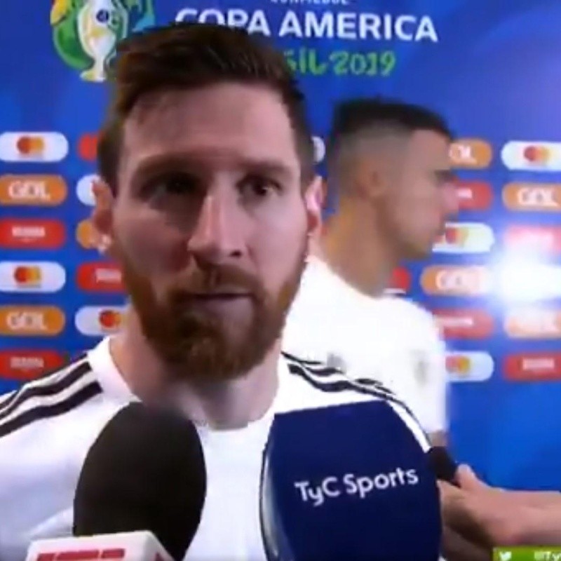 Este es el Messi que queremos: salió a dar la cara después de la derrota con Colombia