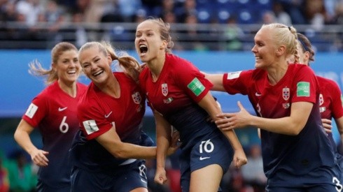 Corea del Sur vs. Noruega por la Copa Mundial Femenina.