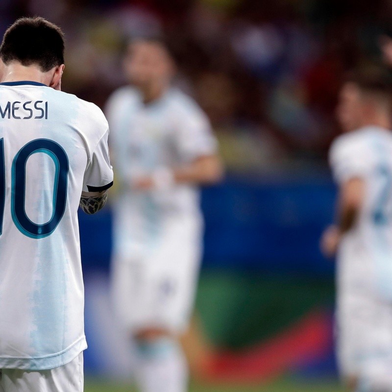 Así actuó Messi en el vestuario tras la derrota de la Selección Argentina ante Colombia