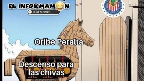 ¡Llegaron los memes de Oribe Peralta a Chivas!